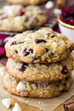 White Chocolate & Cranberry Oatmeal Cookie